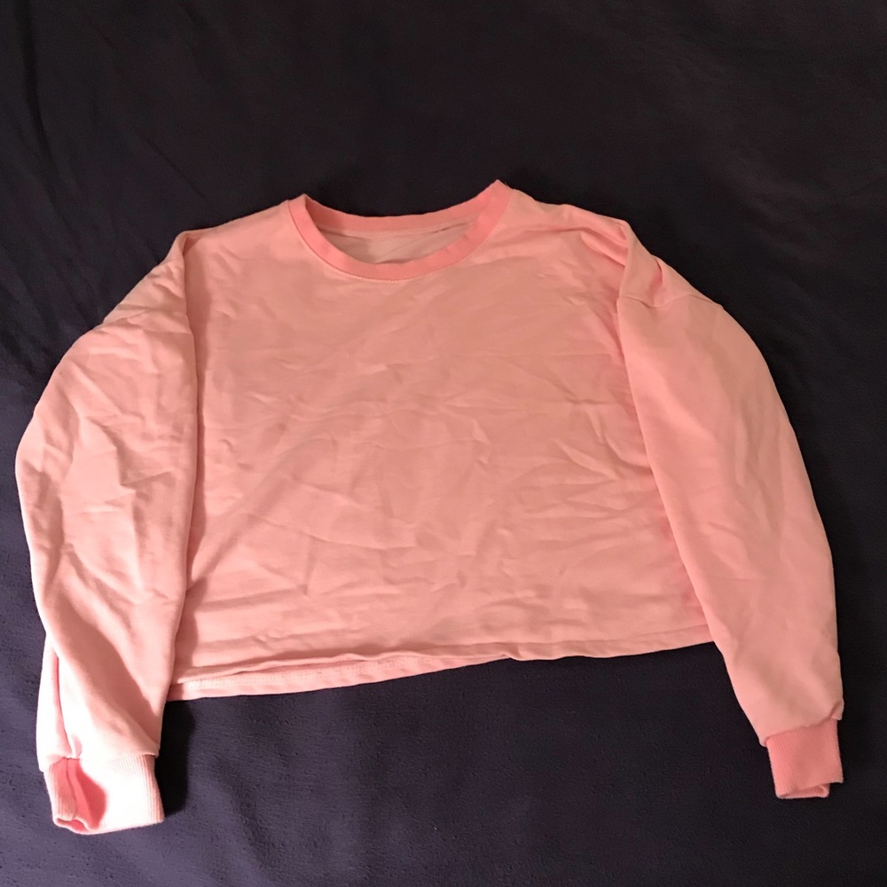 Pink Short Sweatshirt